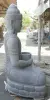 Product image 5 of the product “Seated Buddha in Thai style made of Riverstone, Holds a vessel in his hands, H. 154cm. ”